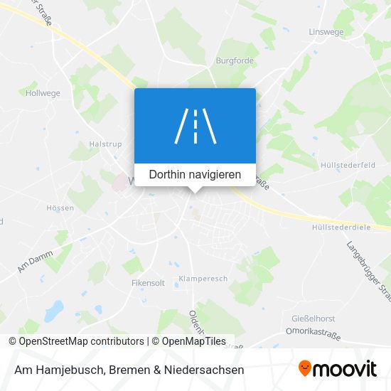 Am Hamjebusch Karte