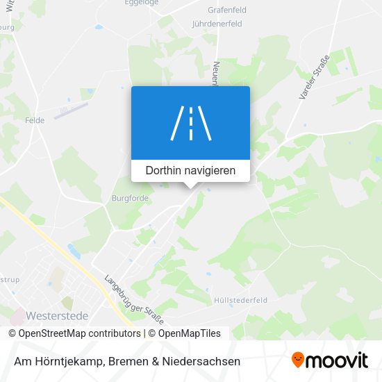 Am Hörntjekamp Karte