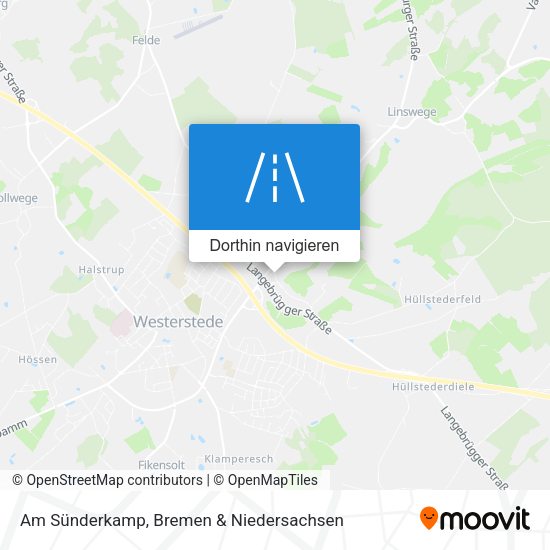 Am Sünderkamp Karte