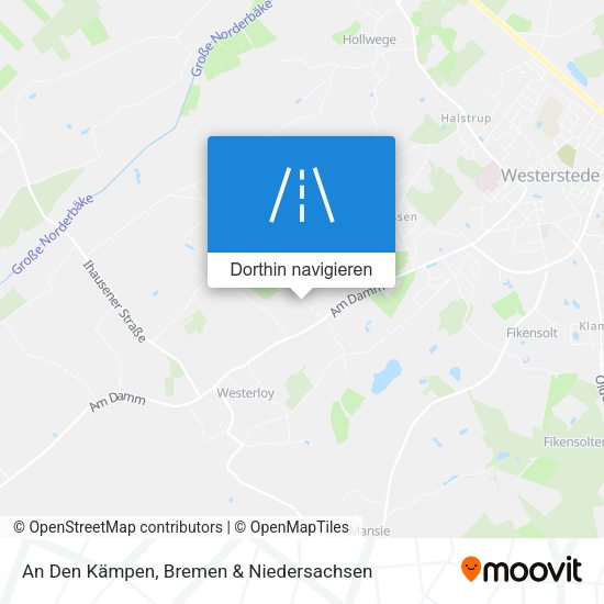 An Den Kämpen Karte