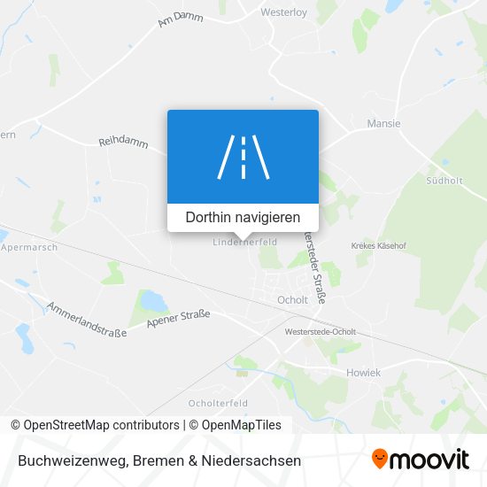 Buchweizenweg Karte