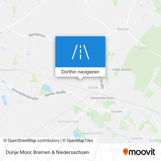 Dünje Moor Karte