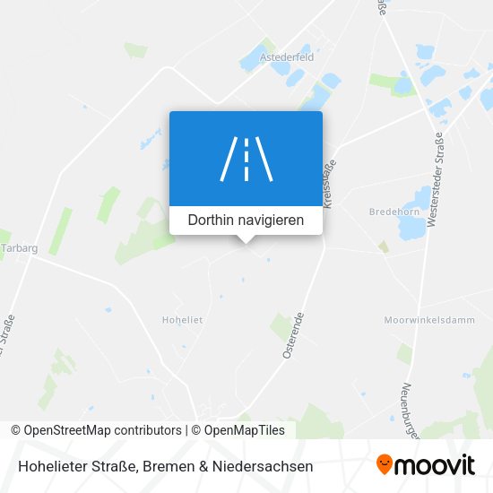 Hohelieter Straße Karte
