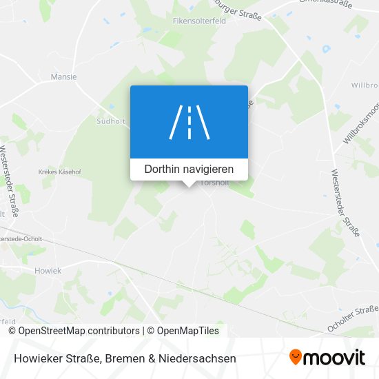 Howieker Straße Karte