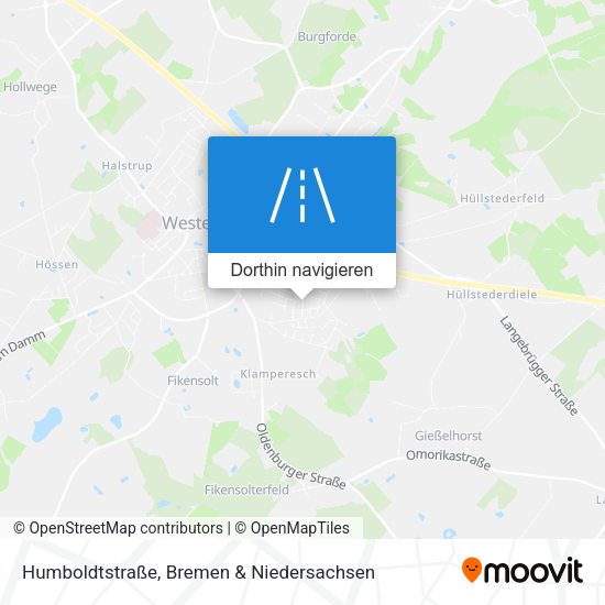 Humboldtstraße Karte