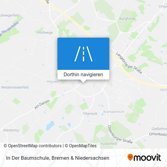 In Der Baumschule Karte