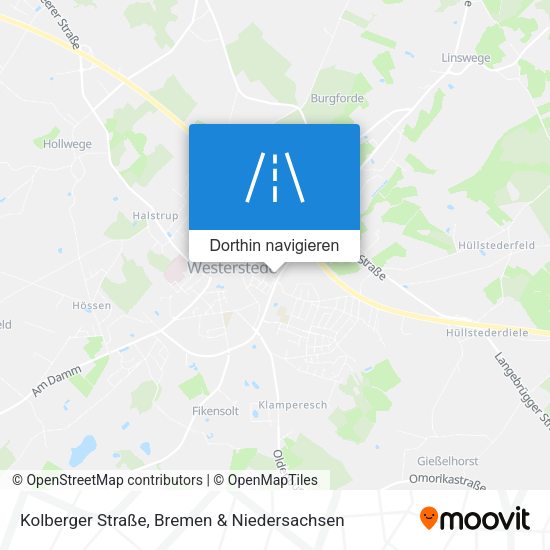 Kolberger Straße Karte