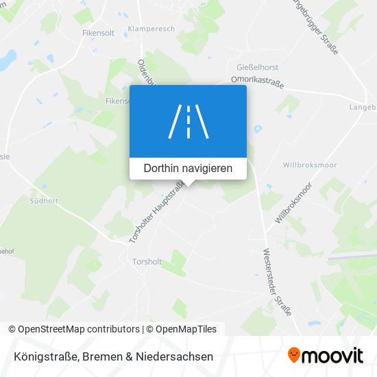 Königstraße Karte