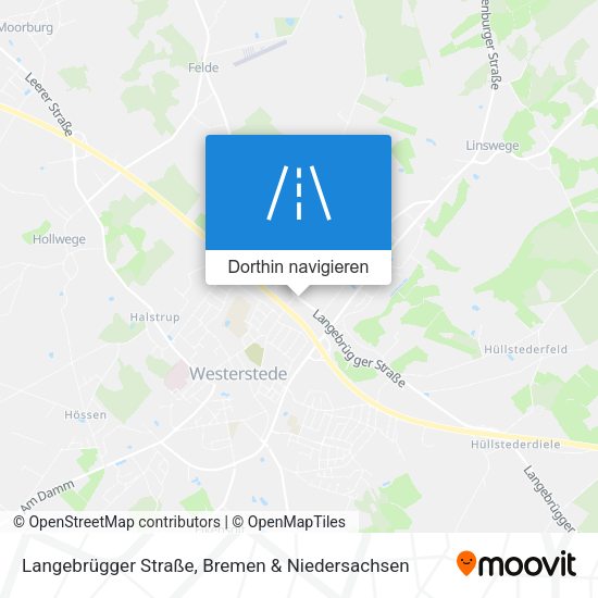 Langebrügger Straße Karte
