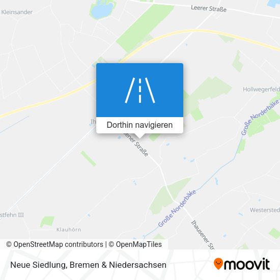 Neue Siedlung Karte