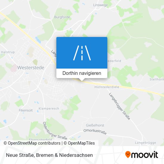 Neue Straße Karte