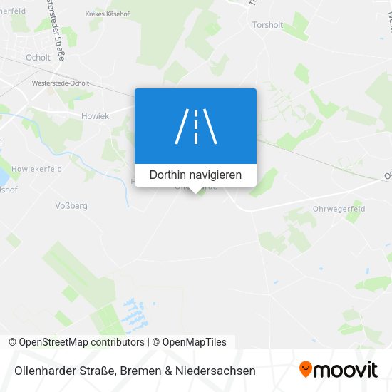 Ollenharder Straße Karte