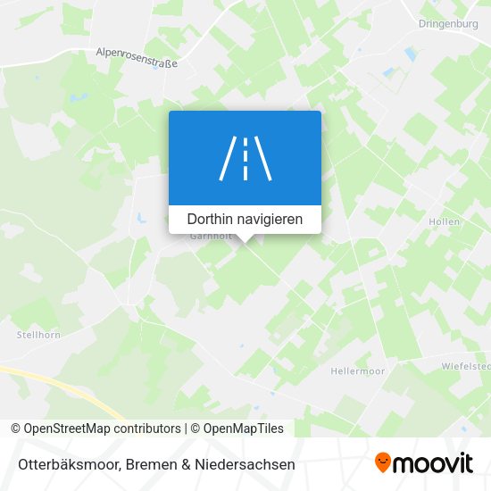 Otterbäksmoor Karte