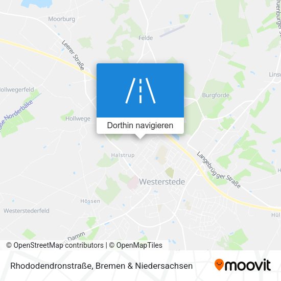 Rhododendronstraße Karte
