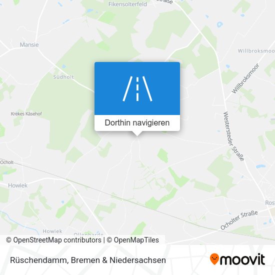 Rüschendamm Karte