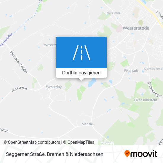 Seggerner Straße Karte