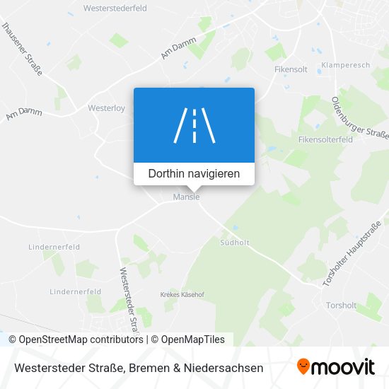 Westersteder Straße Karte