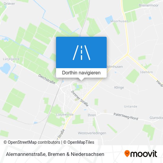 Alemannenstraße Karte