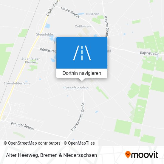 Alter Heerweg Karte