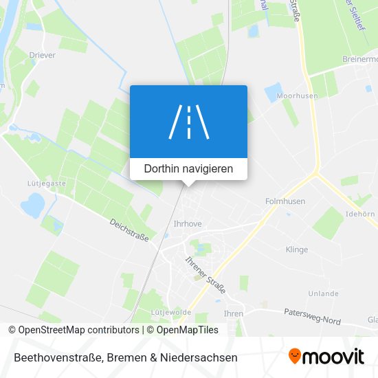 Beethovenstraße Karte