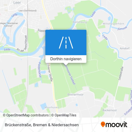 Brückenstraße Karte