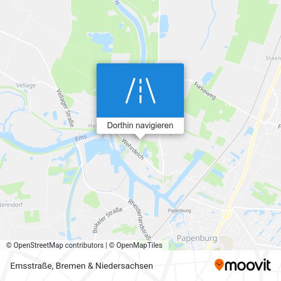 Emsstraße Karte
