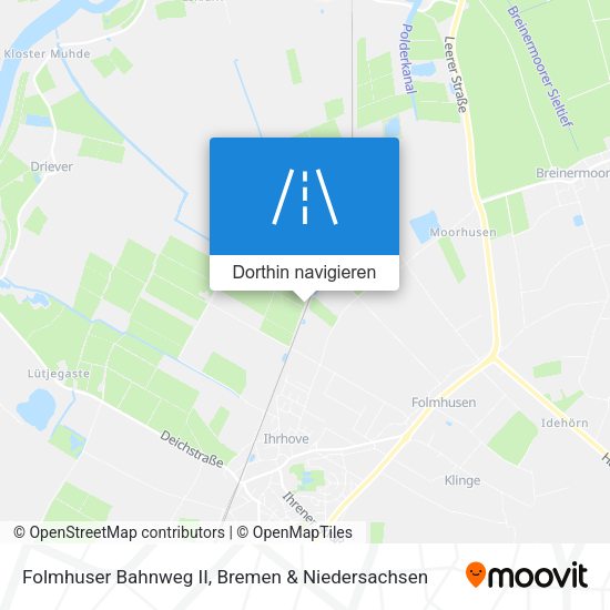 Folmhuser Bahnweg II Karte