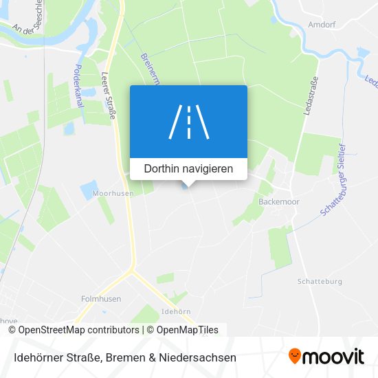 Idehörner Straße Karte