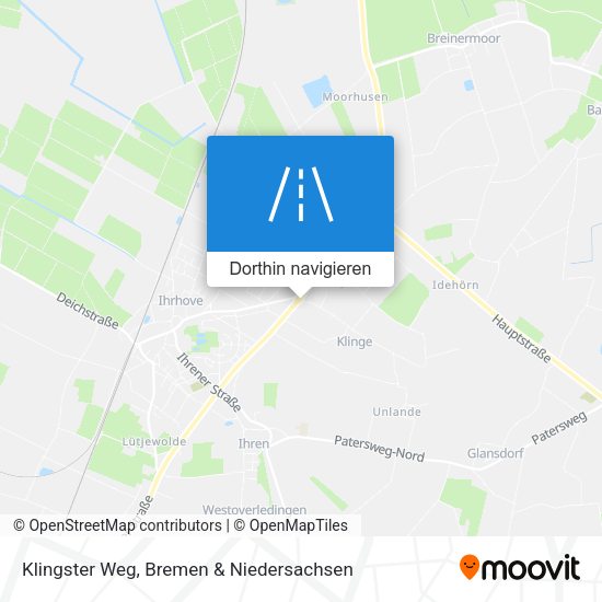 Klingster Weg Karte