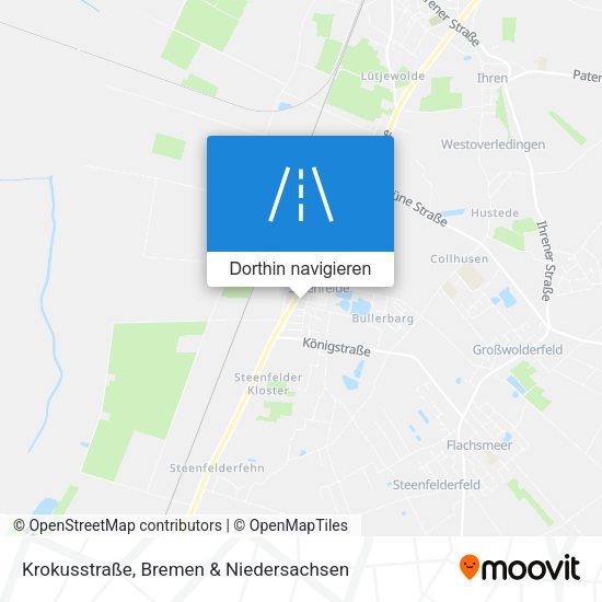 Krokusstraße Karte