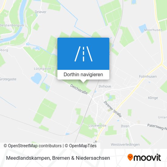 Meedlandskampen Karte