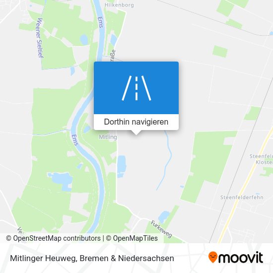 Mitlinger Heuweg Karte