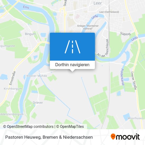Pastoren Heuweg Karte
