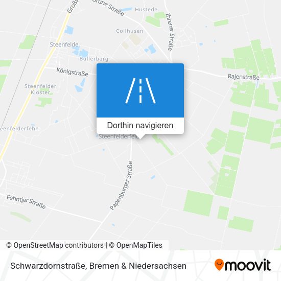 Schwarzdornstraße Karte