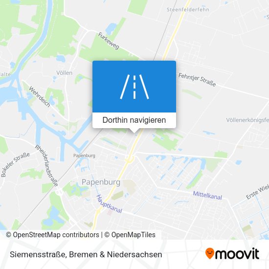 Siemensstraße Karte