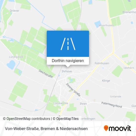 Von-Weber-Straße Karte
