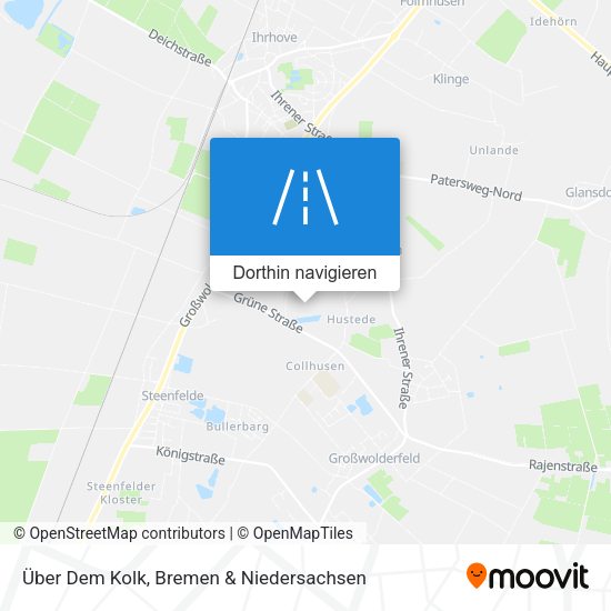 Über Dem Kolk Karte