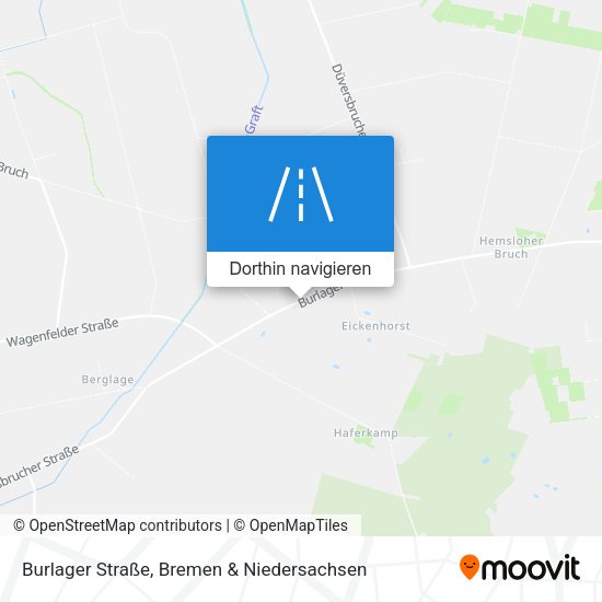 Burlager Straße Karte
