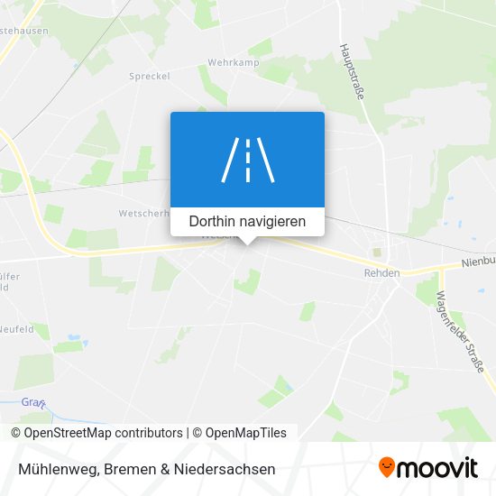 Mühlenweg Karte