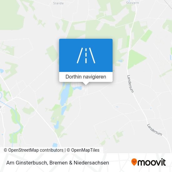 Am Ginsterbusch Karte