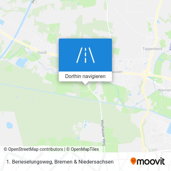 1. Berieselungsweg Karte