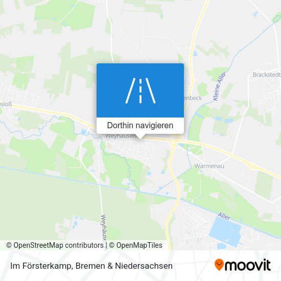 Im Försterkamp Karte