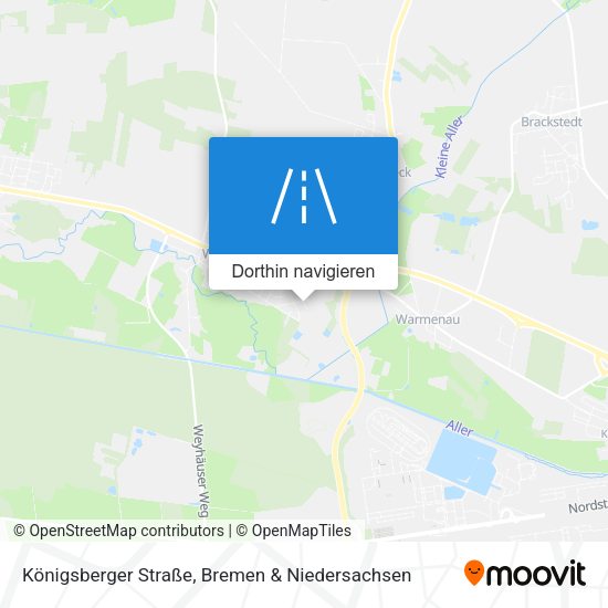 Königsberger Straße Karte