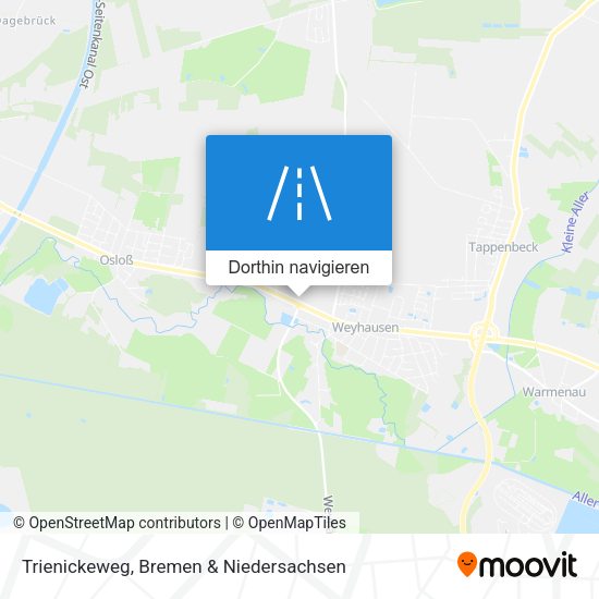 Trienickeweg Karte