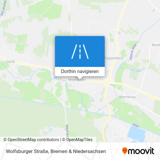 Wolfsburger Straße Karte