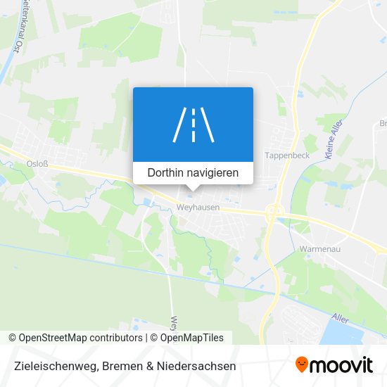 Zieleischenweg Karte