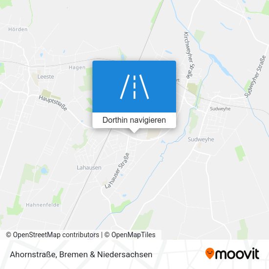 Ahornstraße Karte