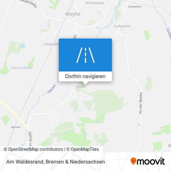 Am Waldesrand Karte