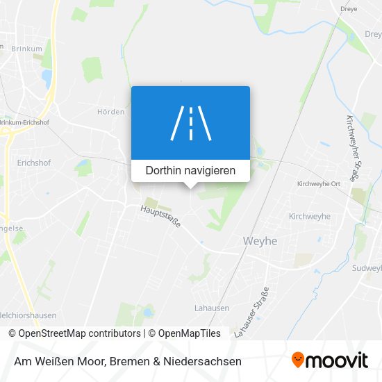 Am Weißen Moor Karte