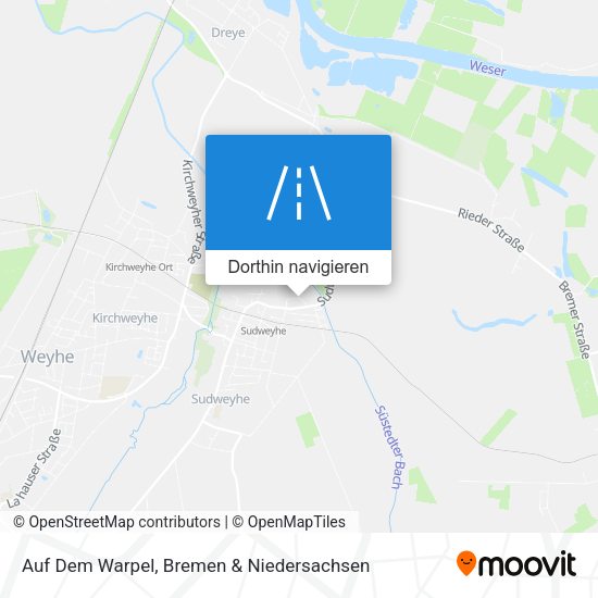 Auf Dem Warpel Karte